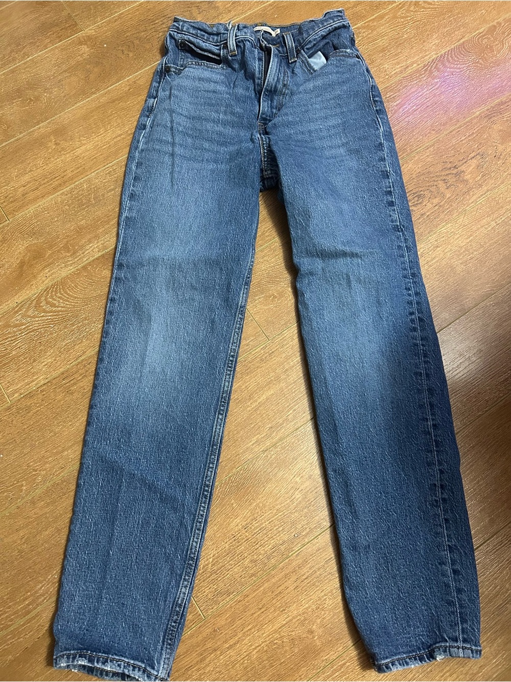 Levi’s Woman’s 720 High Slim Straight-Leg Jeans - Dark Blue
